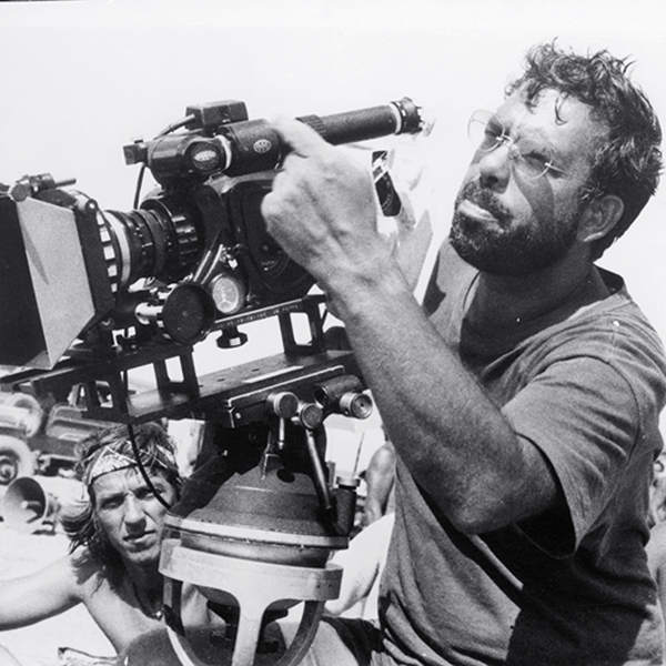 Francis Ford Coppola  on the set of the film Apocalypse Now in 1979