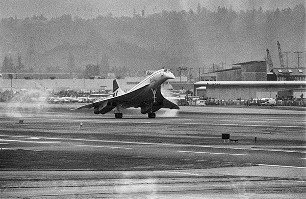 The Concorde delivers the 1984 Nouveau to Seattle.