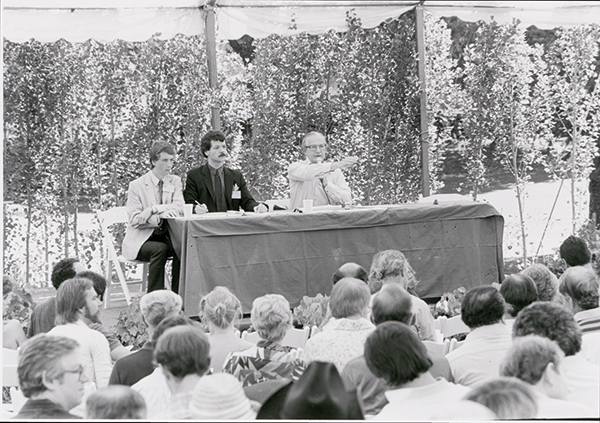 The first Napa Valley Wine Auction, in 1981