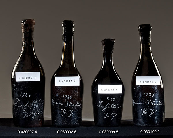 Bottles that supposedly belonged to Thomas Jefferson turned out to be fakes.