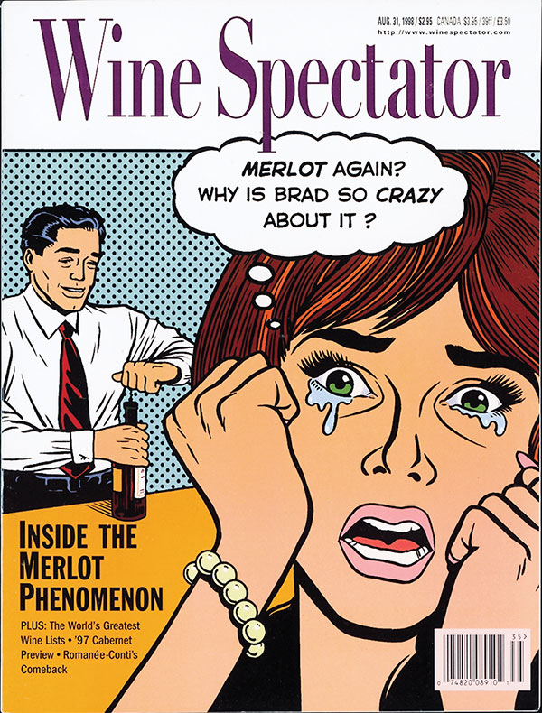 Wine Spectator's Aug. 31, 1998, issue cover