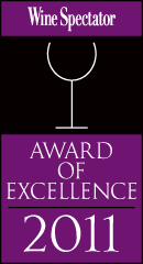 Wine Spectator Award of Excellence