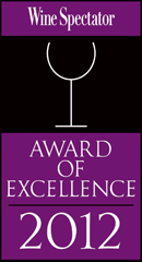 Wine Spectator Award of Excellence