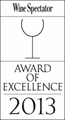 Wine Spectator Award of Excellence