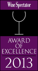 Wine Spectator Award of Excellence