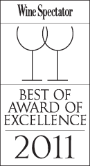 Wine Spectator Best of Award of Excellence