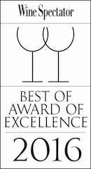 Wine Spectator Best of Award of Excellence